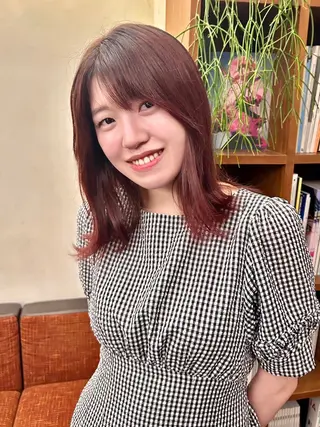 ミディアム カラー 💎透明感カラー💎 bAteAu あまねのヘアスタイル