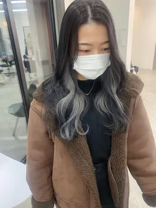 ロング カラー kitagawa mayuのヘアスタイル
