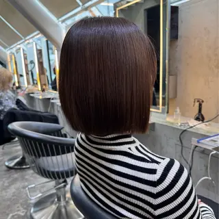 ショート カラー 韓国レイヤー/髪質 改善🎀ちなみのヘアスタイル