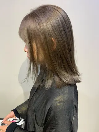 セミロング 柔らかいカラー🎀 rinaのヘアスタイル