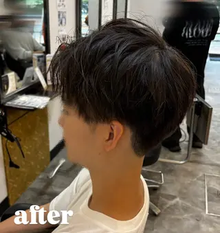 ショート メンズ 松本|似合わせ眉 ×まつげパーマ×ヘアの眉毛・アイブロウイメージ