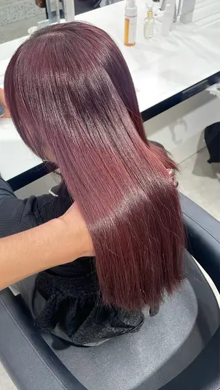 ロング カラー 履歴修正屋さん／ ブロンド／ホワイトのヘアスタイル