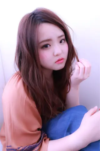 ロング カラー ヘアアレンジ IVY villa Suzu.のヘアスタイル