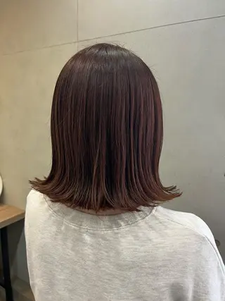ミディアム おせ ちさとのヘアスタイル