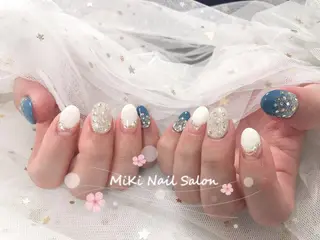 ネイル MiKi Nai池袋 長さだし得意のネイルデザイン