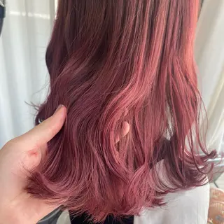 ミディアム カラー 髪質改善💓艶髪💓 暖色💗加藤あゆみのヘアスタイル