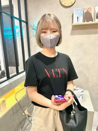 ショート カラー 一ノ瀬 暁のヘアスタイル