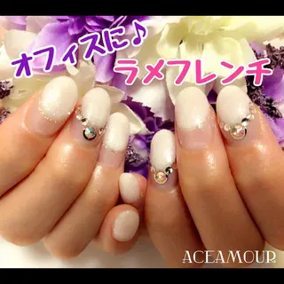 ネイル ネイル/耳つぼ /新ホワイトニングのネイルデザイン