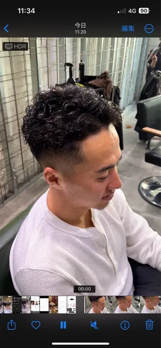 メンズ 赤木 俊太のヘアスタイル