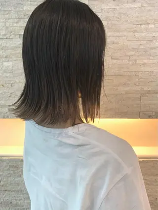 ミディアム カラー ✄折橋 彩花🐶🍑のヘアスタイル