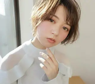 ショート パーマ カラー ヘアアレンジ ✂️✂️徳　田✂️ ✂️のヘアスタイル