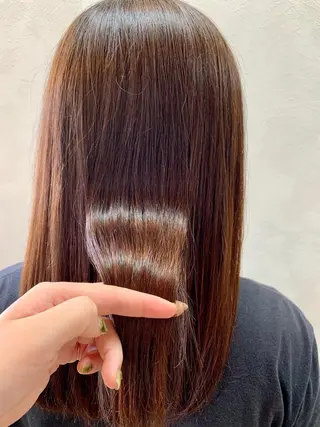 セミロング 加藤 遥花のヘアスタイル