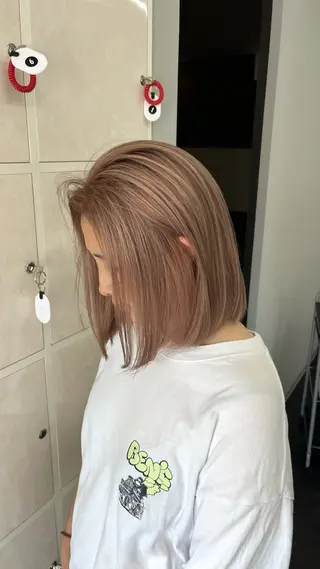 ミディアム SACHIKA／ カットモデル募集中のヘアスタイル