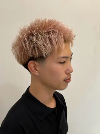 ショート メンズ TUM🔥フェード/ メンズパーマのヘアスタイル