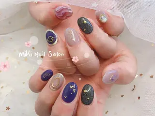 ネイル MiKi Nai池袋 長さだし得意のネイルデザイン