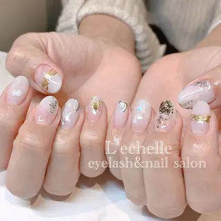 ミディアム .. momoko🕊のネイルデザイン