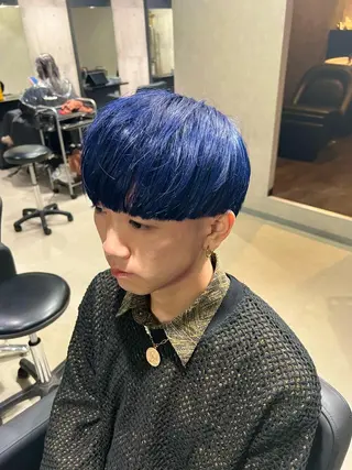 ショート カラー ヘアアレンジ メンズ ネイル マツエク・マツパ アイブロウ 髪質改善_WHITE RYUSUKEのヘアスタイル