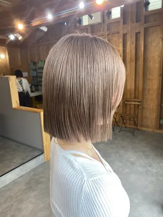 ショート 💕モテベージュ 🧡NANAKO🧡のヘアスタイル