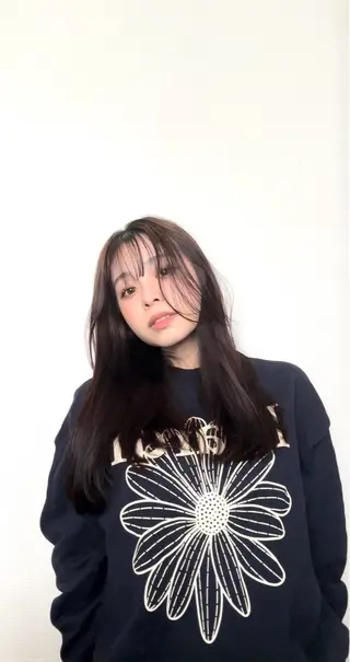 セミロング エクステ・セット 専門店Sleekのヘアスタイル