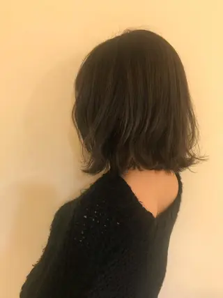 ミディアム カラー コマツリサ ROCCO eastのヘアスタイル