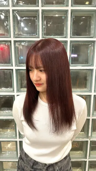 セミロング 遠藤 日和のヘアスタイル