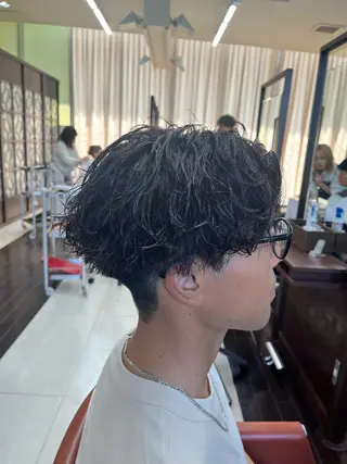 ショート パーマ メンズ 🧊メンズ特化🧊 高木航希のヘアスタイル