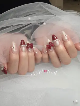 ネイル MAKI💎綺麗め 大人可愛い/堺筋本町のネイルデザイン