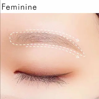 アイブロウ モテ眉No.1🎀 reiruの眉毛・アイブロウイメージ