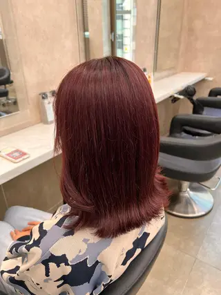 ミディアム 💖札幌カラー 指名No.1💖玲奈のヘアスタイル