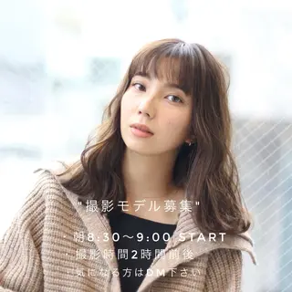 ミディアム カラー パーマ ヘアアレンジ Zina渋谷エリア マネージャShionのヘアスタイル