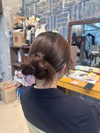 ミディアム Kaori / P’s 渋谷のヘアスタイル