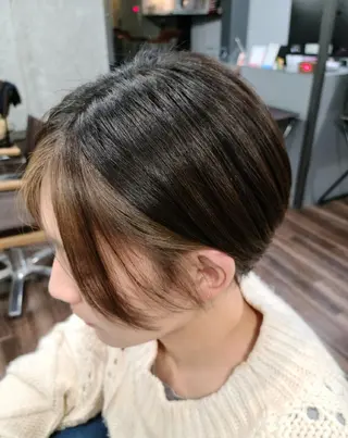 ショート カラー ヘアアレンジ terra✂️川嶋 大輔のヘアスタイル