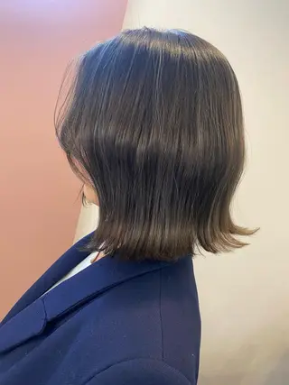ミディアム カラー pep natsumiのヘアスタイル