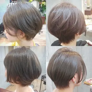 ショート カラー パーマ ヘアアレンジ 6月オープン♪豊見城 Lodattu✁清水のヘアスタイル