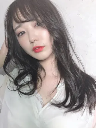 ロング Hikaru Takahashiのヘアスタイル
