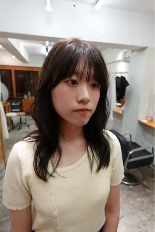 カラー Non/立川/暖色 🌏艶髪/Aujuaのヘアスタイル