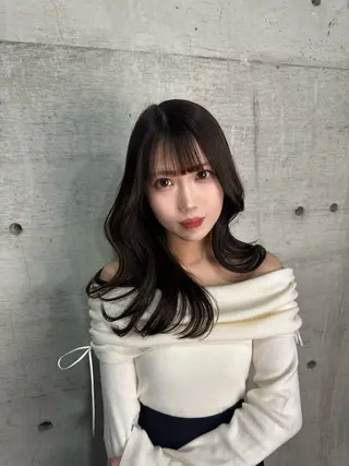 ミディアム カラー HAIR SALON mimiのヘアスタイル