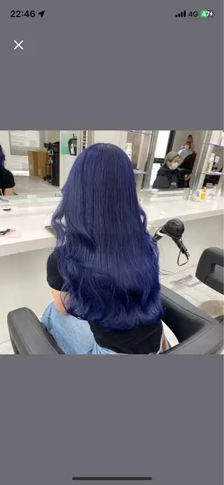 ロング カラー パーマ ヘアアレンジ 透明感ブリーチカラー 🌈TOMOHIROのヘアスタイル
