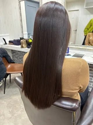 セミロング 普天間 翔太のヘアスタイル