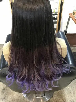 カラー ロング ヘアアレンジ タナカ *歴10年以上*のヘアスタイル