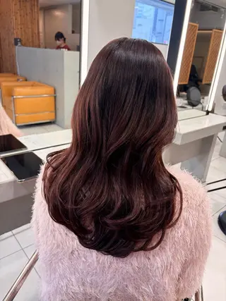 セミロング 🎀透明感カラー🎀 稲垣至恩🎀のヘアスタイル