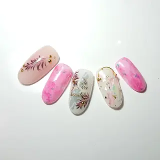 ネイル 下妻ネイルサロン/ 持ちの良いネイルのネイルデザイン
