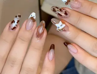 ネイル By moonネイル 🌷ワンホン/韓国風のネイルデザイン