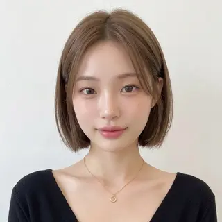 ショート カラー 盛れる顔まわりカット 髪質改善/渋谷/れんのヘアスタイル