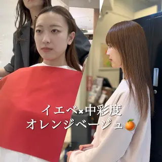 ロング 似合わせカラー/艶 髪質改善/ヨシザキのヘアスタイル