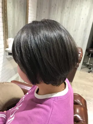 ショート カラー Renatus店長 金子裕美のヘアスタイル