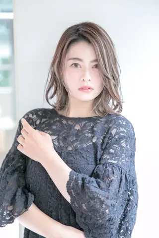 セミロング ヘアアレンジ メンズカット大歓迎 🫧HONOKA🪽のヘアスタイル