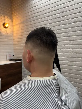 ショート メンズ 上田 美羽のヘアスタイル