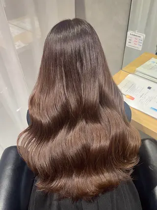 ロング 福本 梓のヘアスタイル