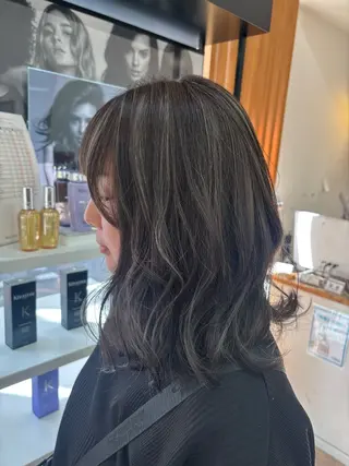 ミディアム 為谷莉世/ハイトーン /大宮のヘアスタイル